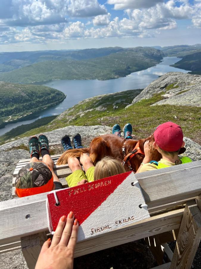 Flott Leilighet Pa Haugen I Sirdal Tjorhom Extérieur photo