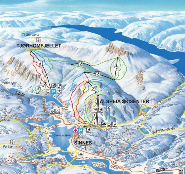Flott Leilighet Pa Haugen I Sirdal Tjorhom Extérieur photo