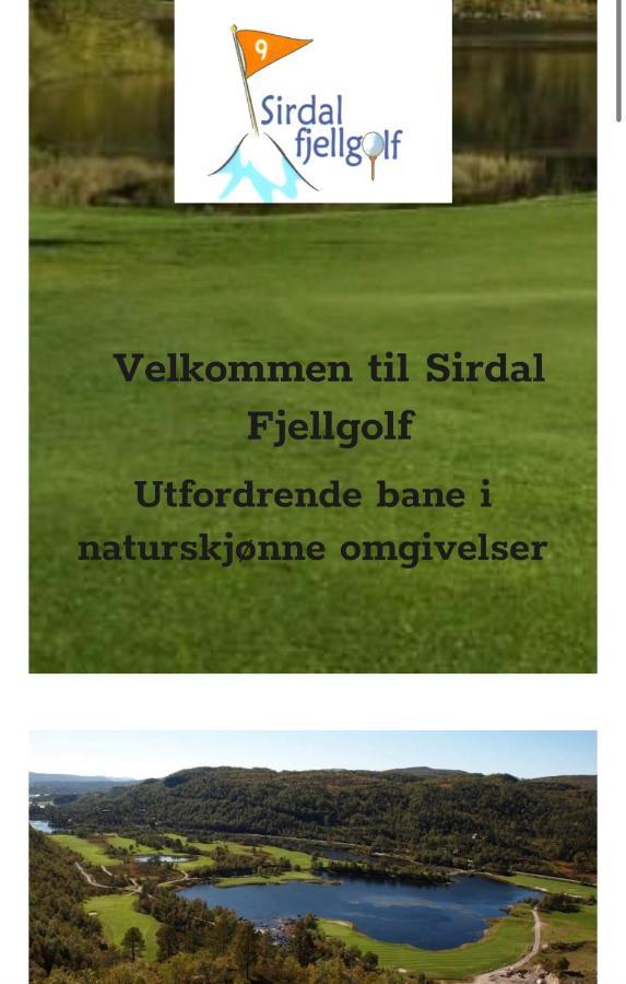 Flott Leilighet Pa Haugen I Sirdal Tjorhom Extérieur photo