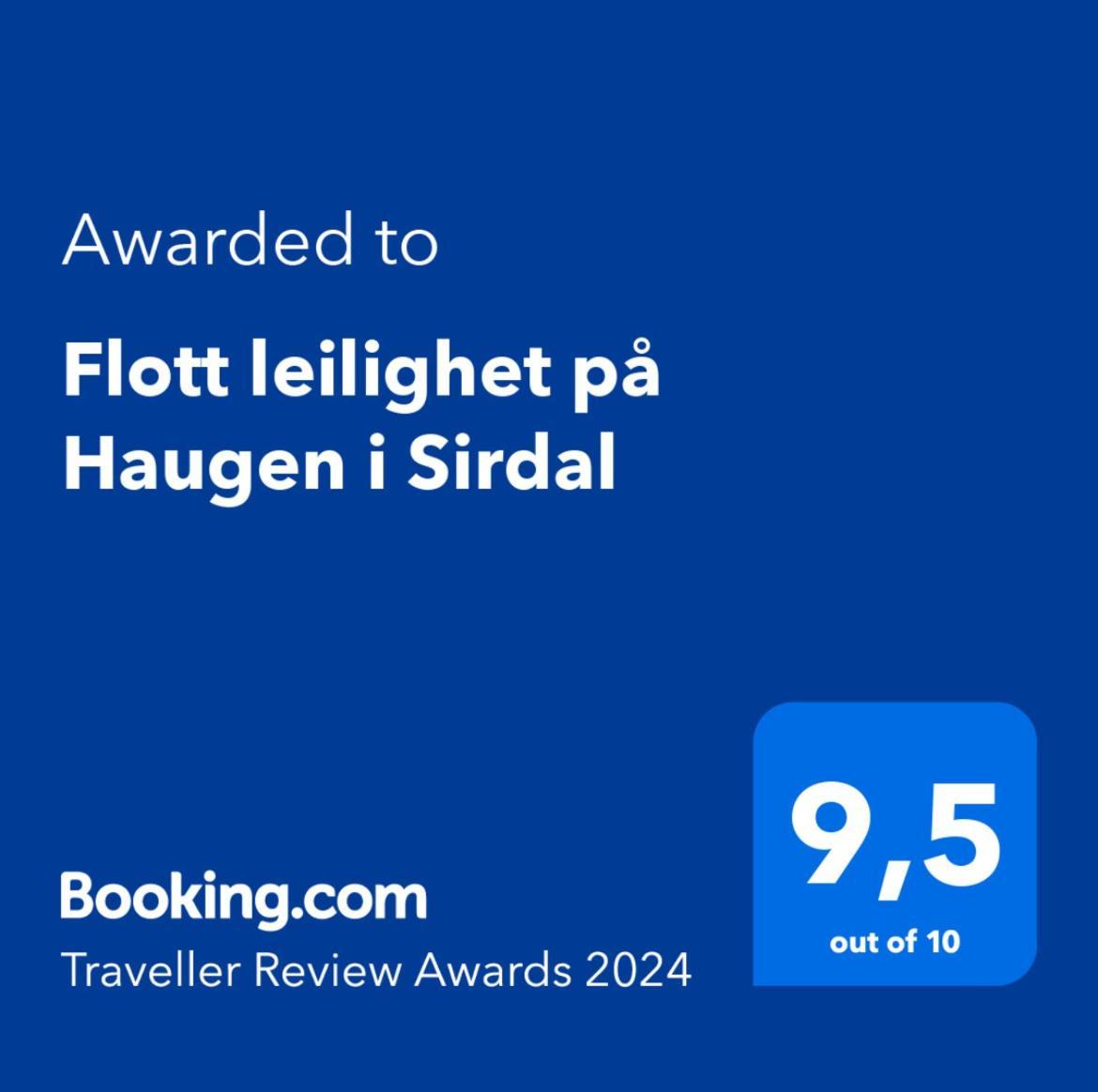 Flott Leilighet Pa Haugen I Sirdal Tjorhom Extérieur photo